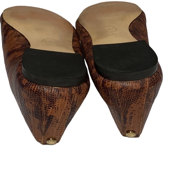 MICHAEL KORS Calder Ballet Luggage Flat Loafers Slip-Ons Size 8 1/2 Tan Brown - Picture 6 of 8